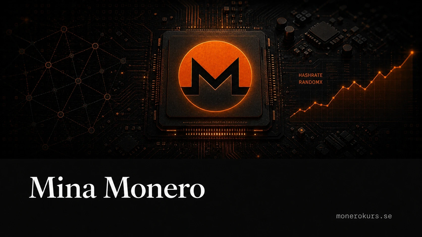 Mining av Monero med RandomX algoritmen på vanlig CPU-hårdvara